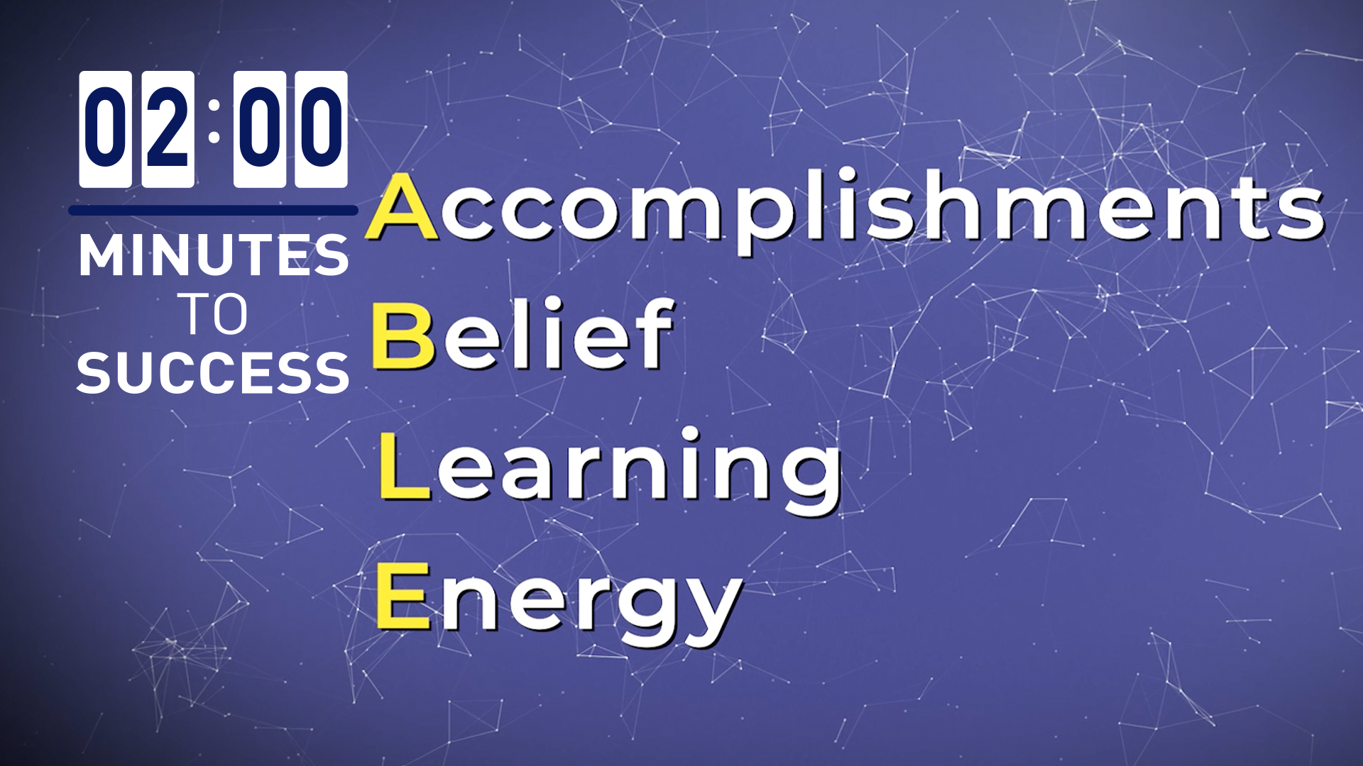 ABLE: A Formula to be a High Achiever