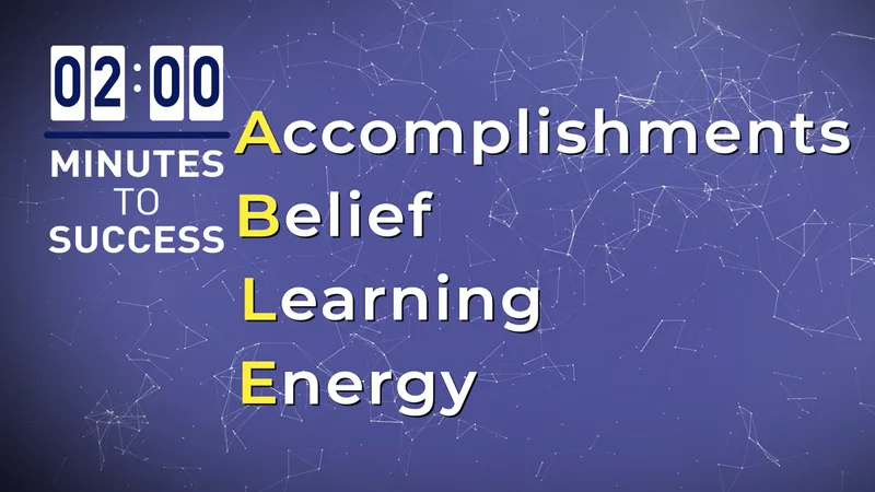 ABLE: A Formula to be a High Achiever